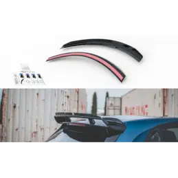 Maxton Spoiler Cap Mercedes A35 AMG Hatchback W177 Gloss Black, CLASSE A