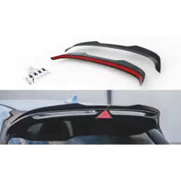 Maxton Spoiler Cap V.2 Hyundai I30 N Mk3 / Mk3 FL Hatchback Gloss Black, Hyundai