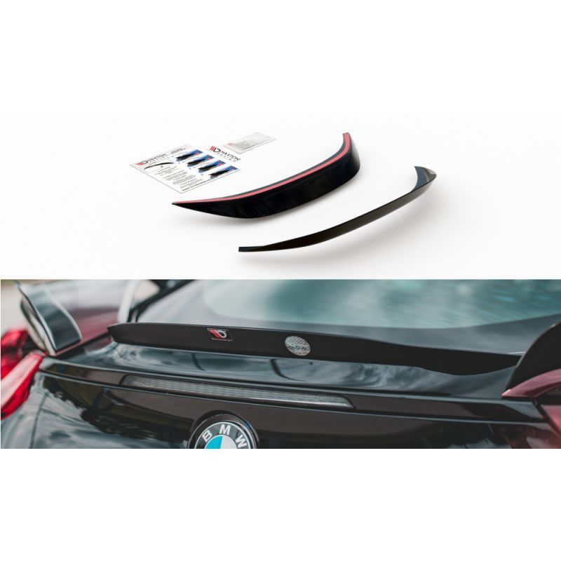 Maxton Central Cap Spoiler BMW i8 Gloss Black, I8