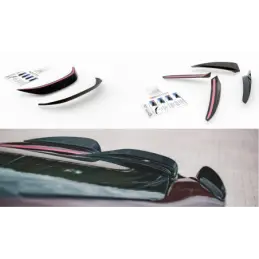 Maxton Set of Spoiler Caps BMW i8 Gloss Black, I8