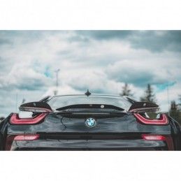 Maxton Set of Spoiler Caps BMW i8 Gloss Black, I8