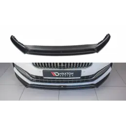 Maxton Front Splitter V.3 Skoda Superb Mk3 FL Gloss Black, Superb