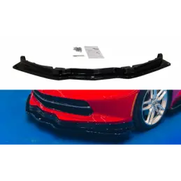 Maxton FRONT SPLITTER V.1 CHEVROLET CORVETTE C7 Gloss Black, Chevrolet