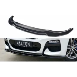 Maxton FRONT SPLITTER V.1 for BMW X3 M40d / M40i / M-Pack G01 Gloss Black, X3 G01