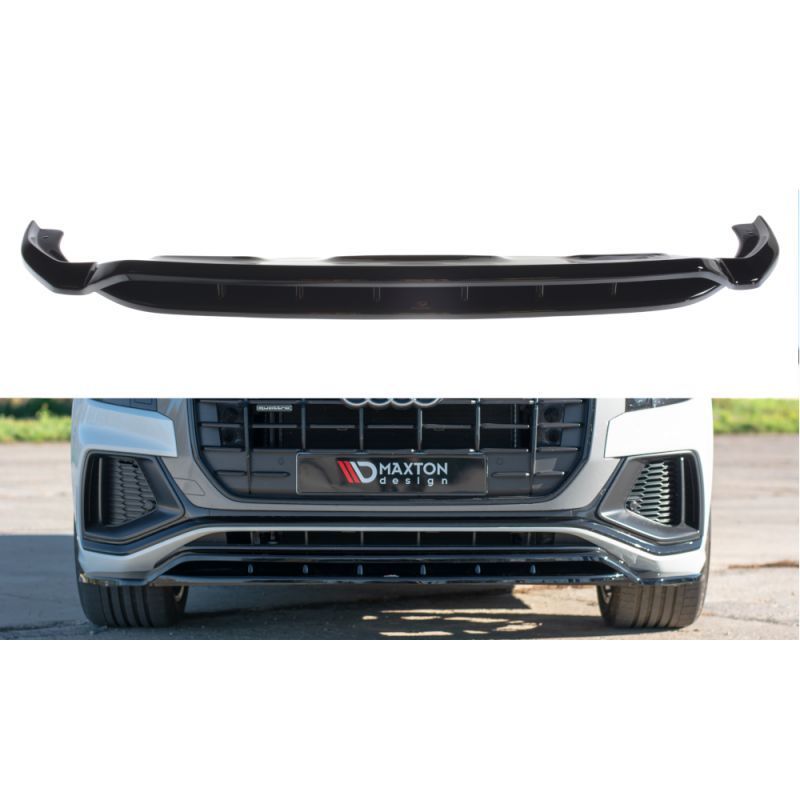 Maxton Front Splitter Audi Q8 S-line Gloss Black, Q8