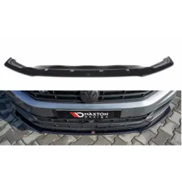 Maxton Front Splitter V.1 Volkswagen Passat R-Line B8 Gloss Black, Passat B8