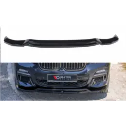 Maxton Front Splitter for BMW X4 M-Pack G02 Gloss Black, X4 G02