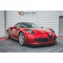 Maxton Front Splitter Alfa Romeo 4C Gloss Black, 4C