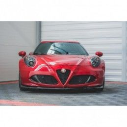 Maxton Front Splitter Alfa Romeo 4C Gloss Black, 4C