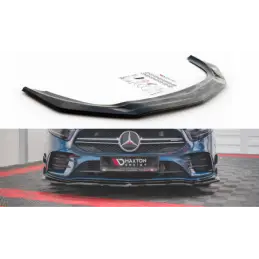 Maxton Front Splitter V.1 Mercedes A35 AMG Aero W177 Gloss Black, CLASSE A