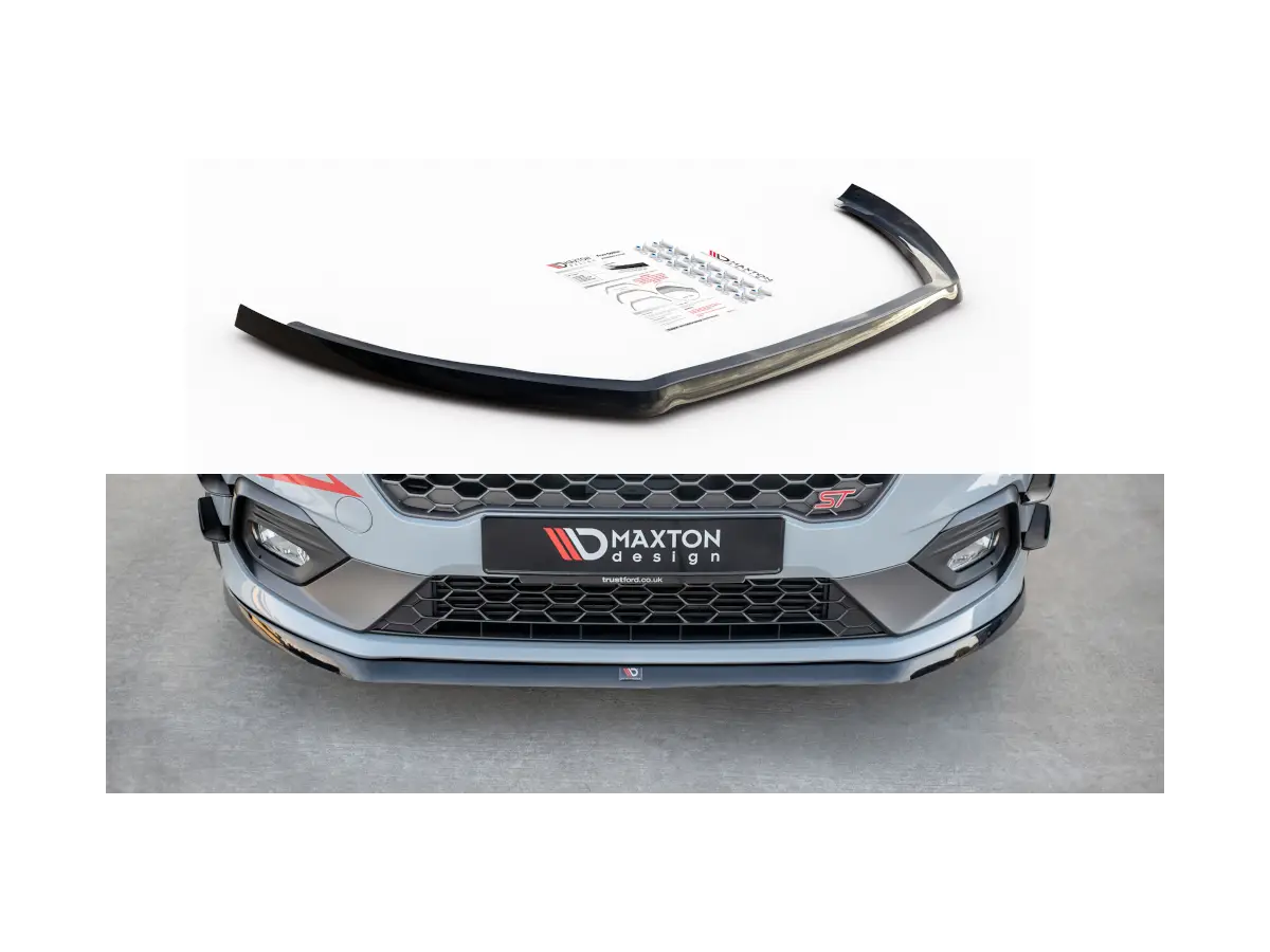 Tuning Maxton Front Splitter V.6 Ford Fiesta Mk8 ST / ST-Line Gloss