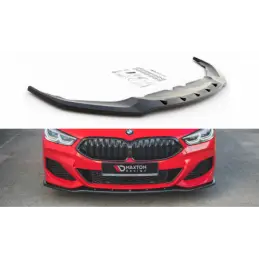 Maxton Front Splitter V.1 BMW 8 Coupe G15 / 8 Gran Coupe M-pack G16 Gloss Black, Serie 8 G15