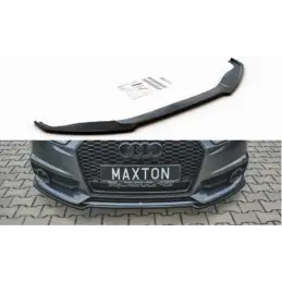 Maxton Front Splitter Audi S6 / A6 S-Line C7 FL Gloss Black, A7/ S7 / RS7 - C7