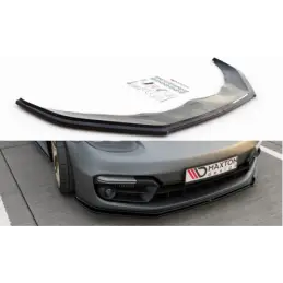 Maxton Front Splitter Porsche Panamera GTS 971 Gloss Black, Panamera