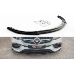 Maxton Front Splitter V.2 Mercedes-Benz E63 AMG Estate/Sedan S213/W213 Gloss Black, MERCEDES