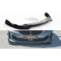 Maxton Front Splitter V.5 for BMW 1 F40 M-Pack / M135i Gloss Black, Serie 1 F40