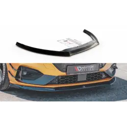 Maxton Front Splitter V.8 Ford Focus ST / ST-Line Mk4 Gloss Black, FORD