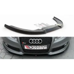 Maxton Front Splitter V.1 Audi RS4 B7 Gloss Black, A4/S4 B7