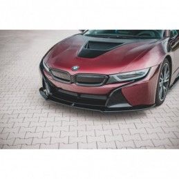 Maxton Front Splitter BMW i8 Gloss Black, I8