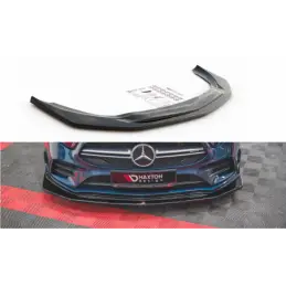 Maxton Front Splitter V.3 Mercedes A35 AMG Aero W177 Gloss Black, CLASSE A