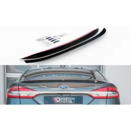 Maxton Spoiler Cap Ford Mondeo Liftback Mk5 Facelift Gloss Black, FORD