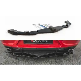 Maxton Central Rear Splitter Alfa Romeo 4C Gloss Black, 4C