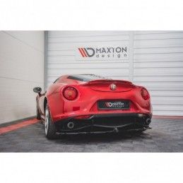 Maxton Central Rear Splitter Alfa Romeo 4C Gloss Black, 4C