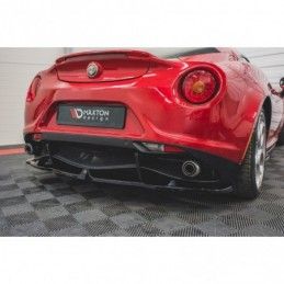 Maxton Central Rear Splitter Alfa Romeo 4C Gloss Black, 4C