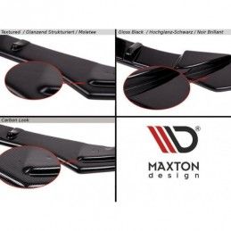 Maxton Central Rear Splitter Alfa Romeo 4C Gloss Black, 4C