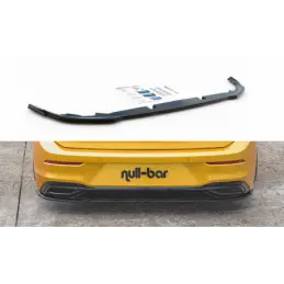 Maxton Central Rear Splitter VW Golf 8 Gloss Black, Golf 8