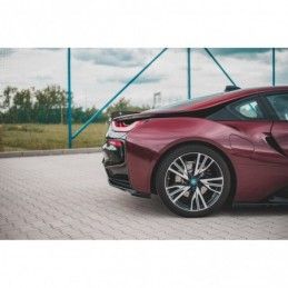 Maxton Central Rear Splitter BMW i8 Gloss Black, I8