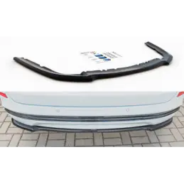 Maxton Central Rear Splitter Ford Mondeo Estate Platinium Mk5 Facelift Gloss Black, FORD