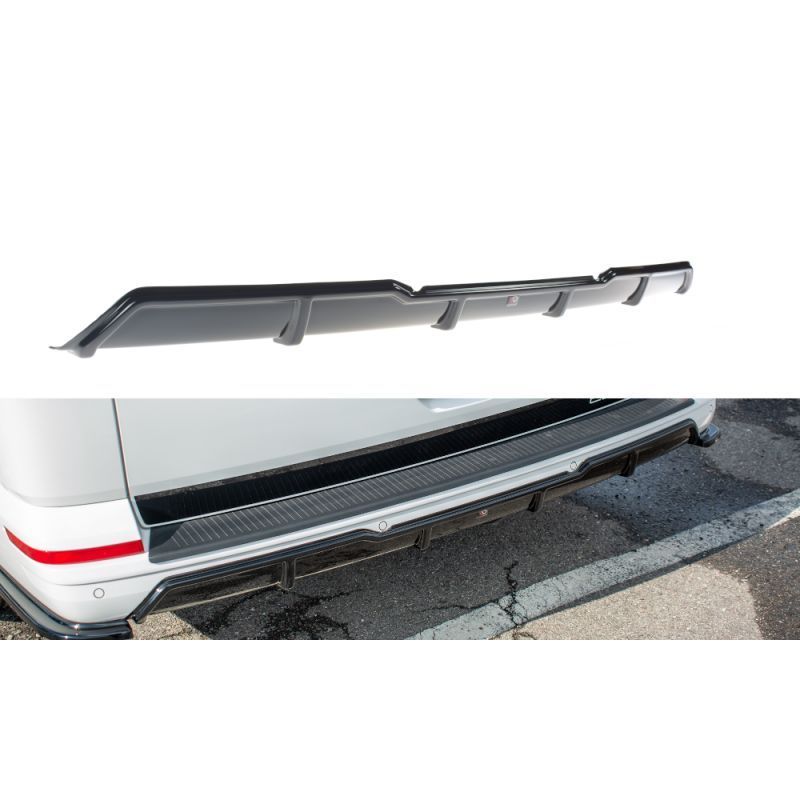 Maxton Rear Valance Volkswagen T6 Gloss Black, T6