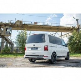 Maxton Rear Valance Volkswagen T6 Gloss Black, T6