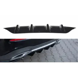 Maxton Rear Valance Mercedes-Benz E43 AMG / AMG-Line W213 Gloss Black, W213