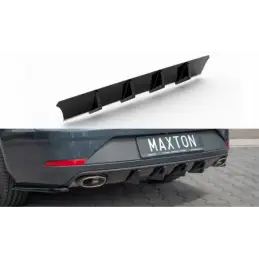 Maxton Rear Valance V.1 Seat Leon Cupra Mk3 FL Sportstourer Gloss Black, Leon Mk3 / Facelift Cupra