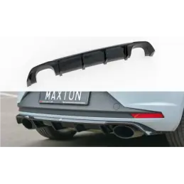 Maxton Rear Valance Seat Leon III Cupra Gloss Black, Leon Mk3 / Facelift Cupra