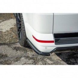 Maxton Rear Side Splitters Volkswagen T6 Gloss Black, T6