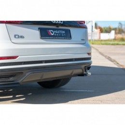 Maxton Rear Side Splitters Audi Q8 S-line Gloss Black, Q8