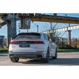 Maxton Rear Side Splitters Audi Q8 S-line Gloss Black, Q8