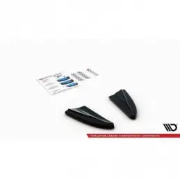 Maxton Rear Side Splitters Volvo V40 Gloss Black, V40