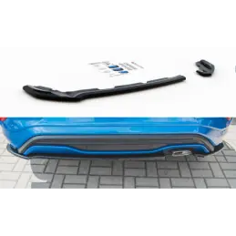 Maxton Rear Side Splitters Ford Puma ST-Line Gloss Black, FORD