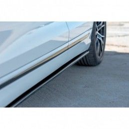 Maxton Side skirts Diffusers Audi Q8 S-line Gloss Black, Q8