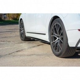 Maxton Side skirts Diffusers Audi Q8 S-line Gloss Black, Q8