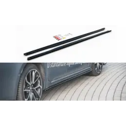 Maxton Side Skirts Diffusers Toyota Corolla XII Sedan Gloss Black, TOYOTA