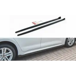 Maxton Side Skirts Diffusers Toyota Corolla XII Touring Sports Gloss Black, TOYOTA