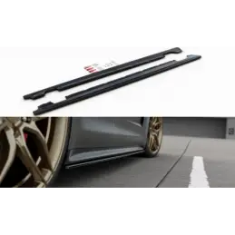 Maxton Side Skirts Diffusers Porsche Panamera GTS 971 Gloss Black, Panamera