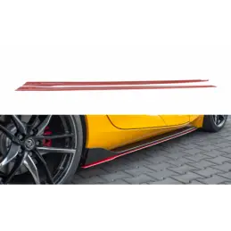 Maxton Side skirts Diffusers V.2 Toyota Supra Mk5 RED, Supra