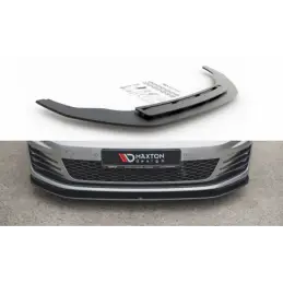 Maxton Racing Durability Front Splitter VW Golf 7 GTI Black, Golf 7