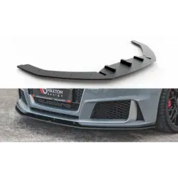 Maxton Racing Durability Front Splitter Audi RS3 8V Sportback Black, A3/S3/RS3 8V